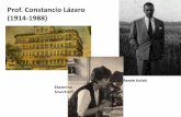 Prof. Constancio Lázaro (1914-1988)