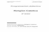 PROGRAMACIÓN 4º ESO RELIGIÓN CHOMÓN 2020-21