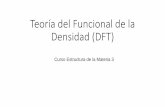 Teoría del Funcional de la Densidad (DFT)