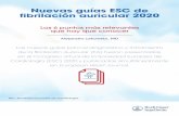 Nuevas guías ESC de fibrilación auricular 2020