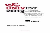 Memoria final UNIVEST13 - UdG