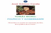 TOMÁS MORO; POLÍTICO Y GOBERNANTE
