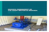 FINANCE ASSESSMENT OF THE WASH SECTOR IN RWANDA