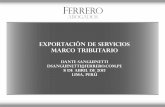 Exportación de Servicios MARCO TRIBUTARIO