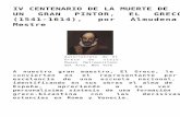 IV CENTENARIO DE LA MUERTE DE UN GRAN PINTOR, EL GRECO ...