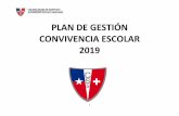 PLAN DE GESTIÓN CONVIVENCIA ESCOLAR 2019