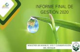 INFORME FINAL DE GESTIÓN 2020 - Francisco José de Caldas ...