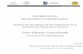 INFORME FINAL DE RESIDENCIA PROFESIONAL Elaboración del ...