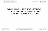MANUAL DE POLÍTICA DE SEGURIDAD DE LA INFORMACIÓN