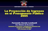La Proyección de Ingresos en el Presupuesto Público 2005