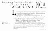 Panorama Fitogeográfico del NOA oroeste Argentino