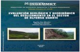 Evaluación geológica y geodinámica del deslizamiento en el ...