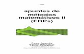 apuntes de métodos matemáticos II (EDPs)