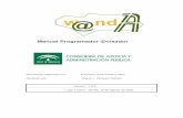Manual Programador @visador v1.0 - Junta de Andalucía
