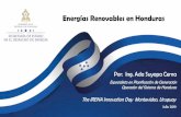 Energías Renovables en Honduras