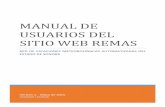 MANUAL DE USUARIOS DEL SITIO WEB REMAS - SIAFESON