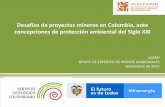 Desafíos de proyectos mineros en Colombia, ante ...