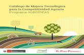 Catálogo de Mejora Tecnológica para la Competitividad Agraria