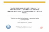 POLÍTICAS DE REGENERACIÓN URBANA Y SU INFLUENCIA EN LA ...