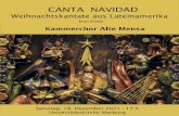CANTA NAVIDAD Weihnachtskantate aus Lateinamerika Jean ...