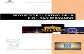 PROYECTO EDUCATIVO DE LA E.O.I. SAN FERNANDO