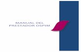 Manual deL PRESTADOR OSPIM - FECLIBA