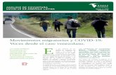 Movimientos migratorios y COVID-19: Voces desde el caso ...