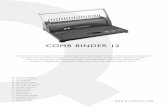 COMB BINDER 12 - Q-Connect