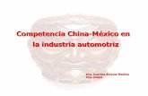 Competencia China-Mexico en la industria automotriz