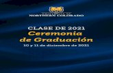 CLASE DE ˜˚˜˛ Ceremonia de Graduación