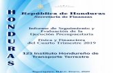 A 123 Instituto Hondureño de Transporte Terrestre S