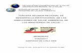 TERCERA REUNION REGIONAL DE DESARROLLO INSTITUCIONAL DE …