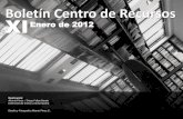 Boletín Centro de Recursos XI Enero de 2012