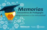 Memorias-Encuentros de Pedagogía