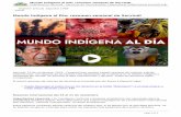 Mundo Indígena al Día: resumen semanal de Servindi