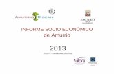 INFORME SOCIO ECONÓMICO de Amurrio