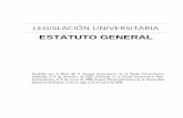 Legislación Universitaria Estatuto General