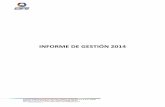 INFORME DE GESTIÓN 2014 - Empresa departamental de ...