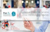 Corpus SPACCC de narrativa clínica: metodología y recursos
