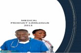 MEDICAL PRODUCT CATALOGUE 2013