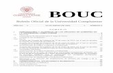 BOUC - Boletín Oficial de La Universidad Complutense