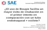 ¿El uso de Bougie facilita un mayor éxito de intubación en ...