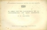 EL LIBRO XIV DE CLAUSTROS DE LA UNIVERSIDAD DE SAN …