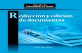 Redacción y edición de documentos