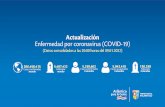 Actualización Enfermedad por coronavirus (COVID-19)