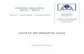 Comité ejecutivo 2015 – 2017 - AAAG