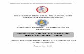 MEMORIA ANUAL DE GESTIÓN INSTITUCIONAL 2019