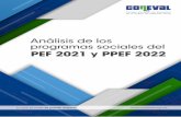 Análisis de los programas sociales del PEF 2021 y PPEF 2022