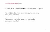 Guía de Conflicto Sesión 2 y 3 Facilitadores de ...