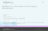 Materia: Literatura Europea Medieval